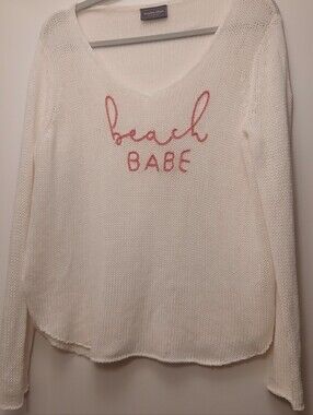 Wooden Ships Off-White Sweater.Size S-M